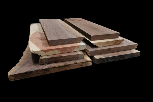20 - " Walnut & Cedar Wood Kit Live - Edge - Ol Loggin Sawmill
