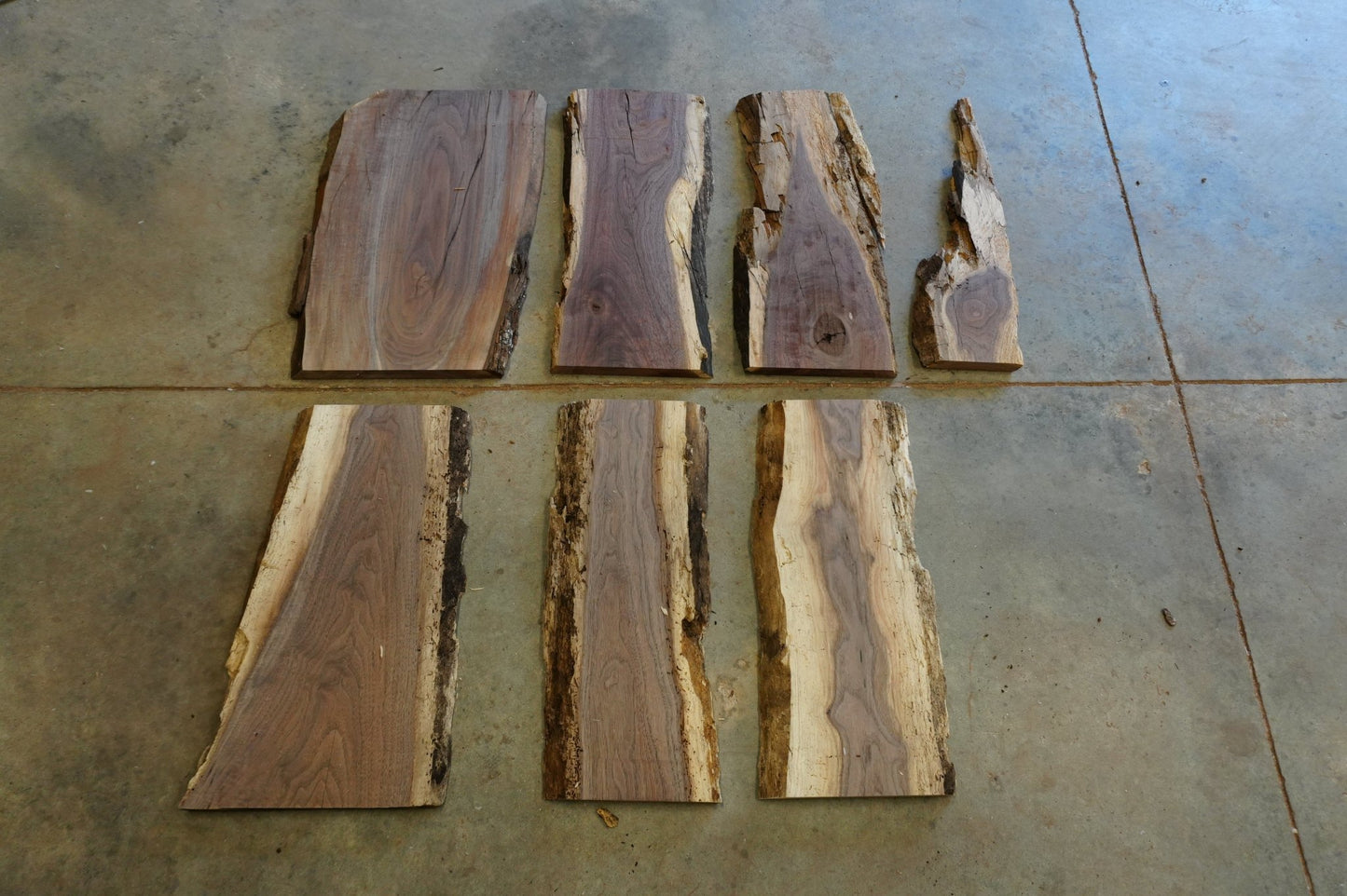 20 - " Walnut & Cedar Wood Kit Live - Edge - Ol Loggin Sawmill