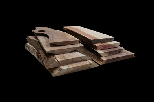 20 - " Walnut & Cedar Wood Kit Live - Edge - Ol Loggin Sawmill