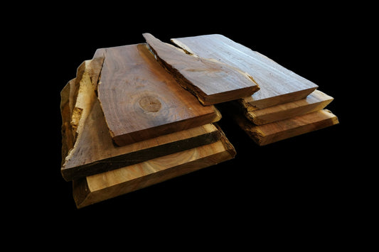 20 - " Walnut & Cedar Wood Kit Live - Edge - Ol Loggin Sawmill