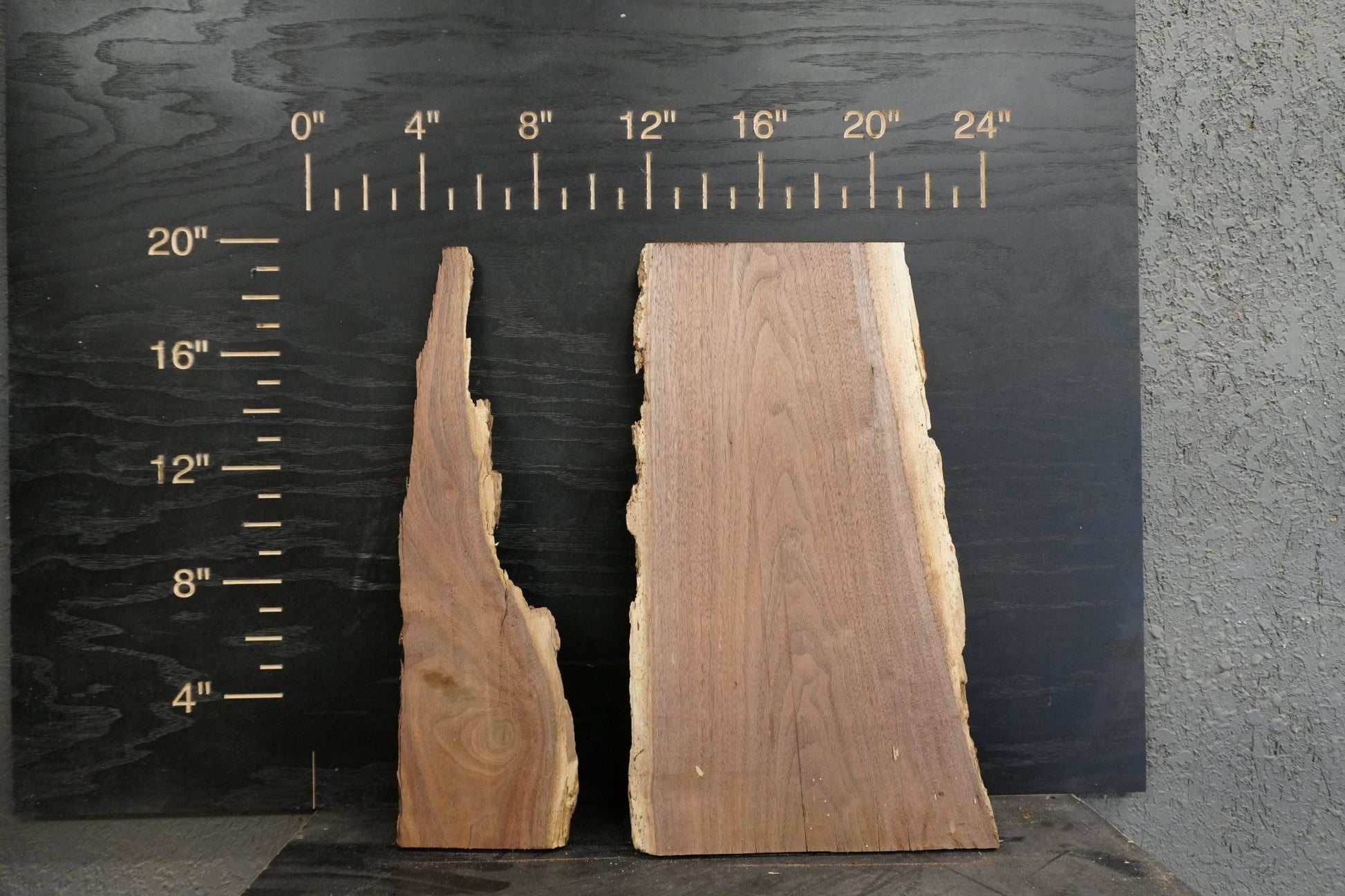 20 - " Walnut & Cedar Wood Kit Live - Edge - Ol Loggin Sawmill