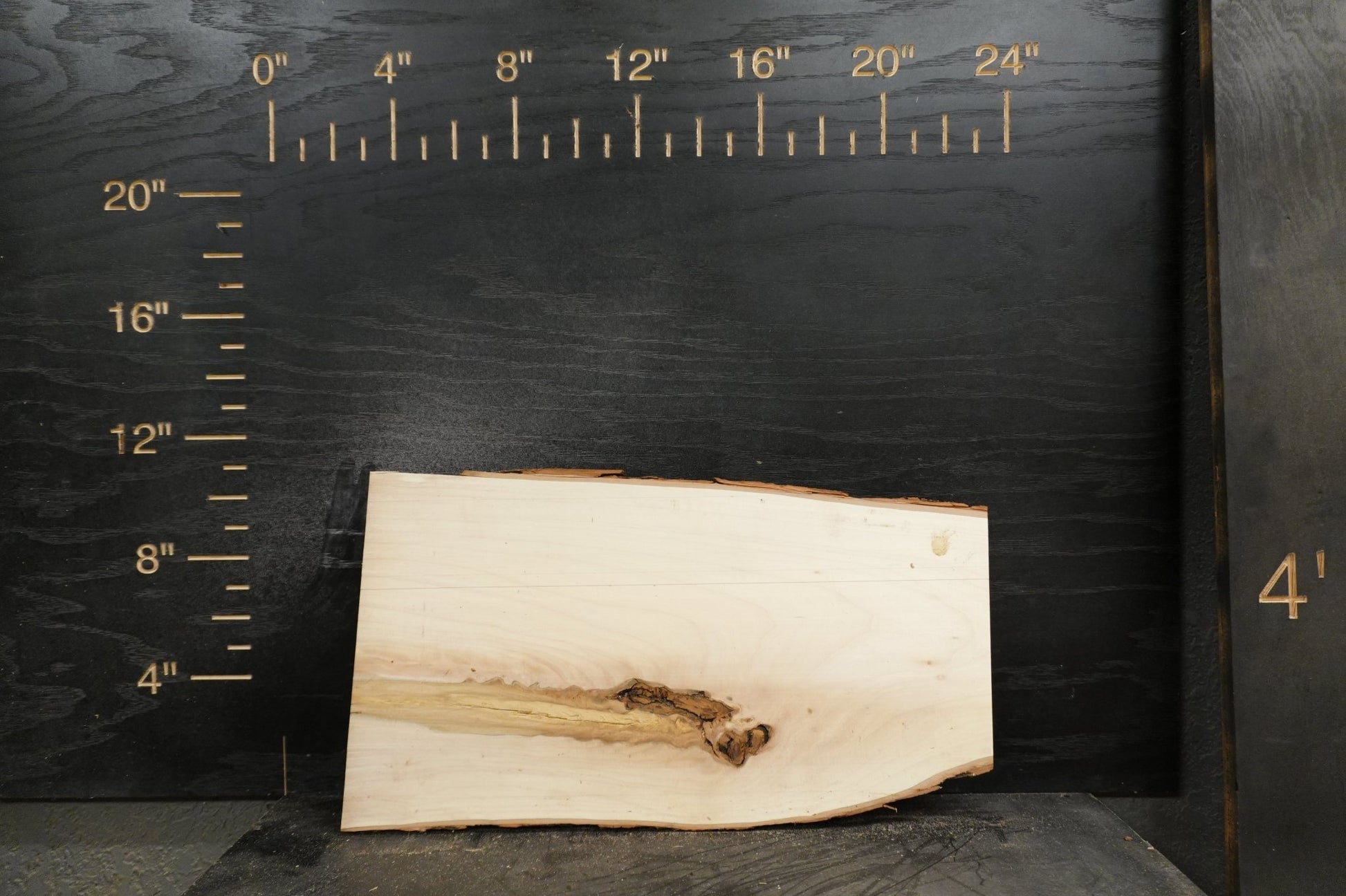 20 - " Walnut, Hickory & Maple Wood Kit Live - Edge - Ol Loggin Sawmill