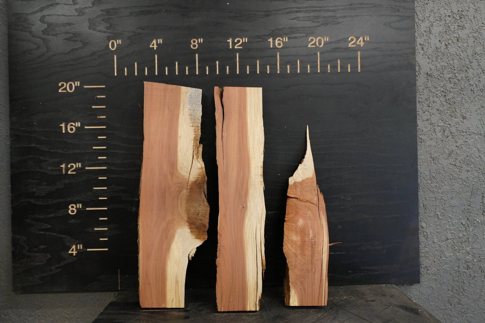 20 - " Walnut, Maple & Cedar Wood Kit Live - Edge - Ol Loggin Sawmill