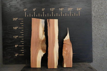 20 - " Walnut, Maple & Cedar Wood Kit Live - Edge - Ol Loggin Sawmill