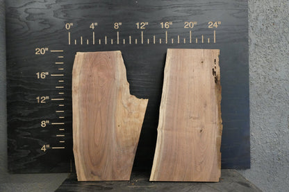 20 - " Walnut, Maple & Cedar Wood Kit Live - Edge - Ol Loggin Sawmill