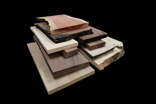 20 - " Walnut, Maple & Cedar Wood Kit Live - Edge - Ol Loggin Sawmill