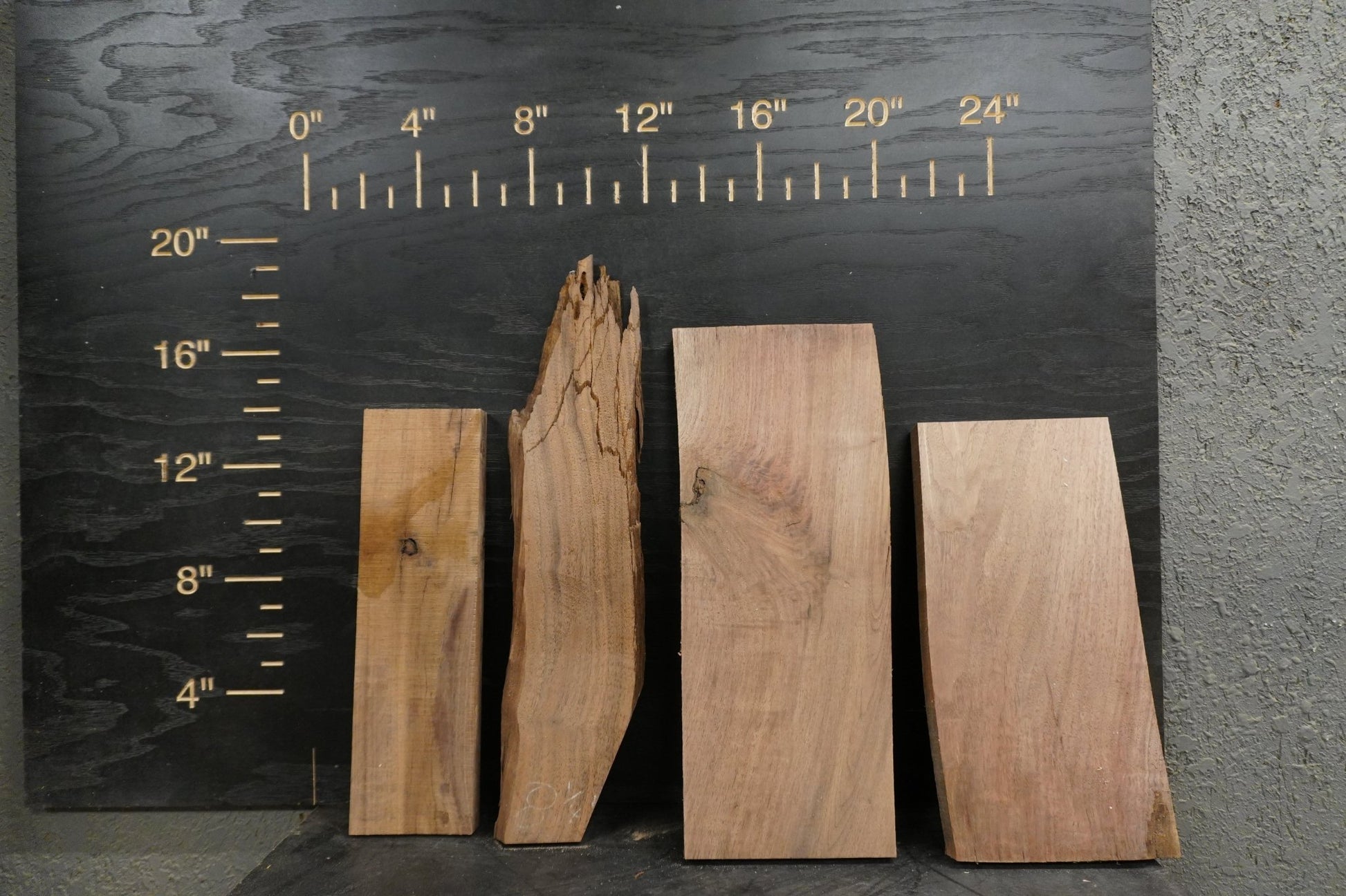 20 - " Walnut, Maple & Cedar Wood Kit Live - Edge - Ol Loggin Sawmill