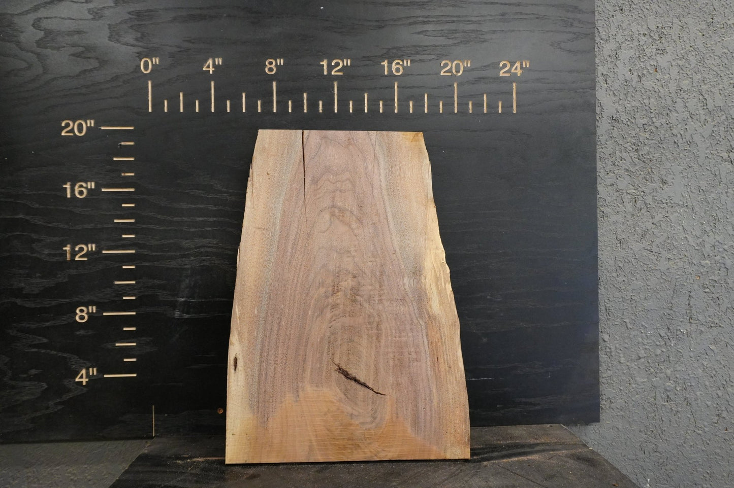 20 - " Walnut & Maple Wood Kit Live - Edge - Ol Loggin Sawmill