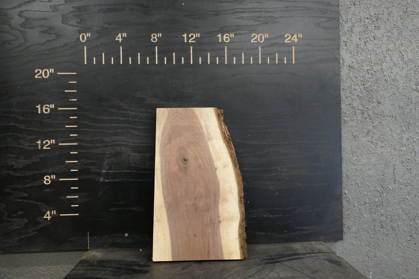 20 - " Walnut & Maple Wood Kit Live - Edge - Ol Loggin Sawmill