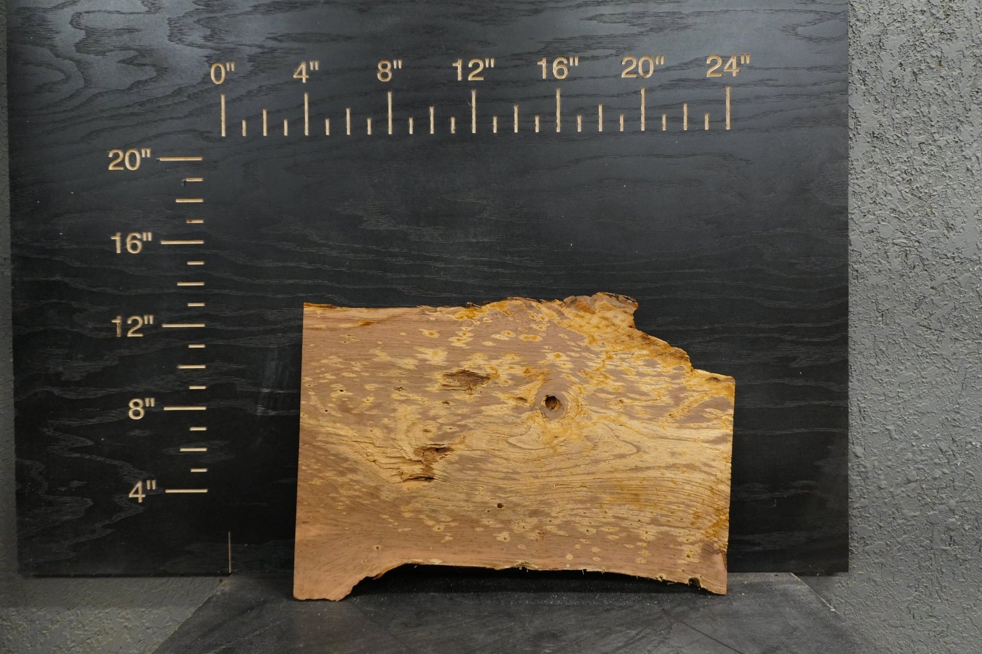 20 - " Walnut & Maple Wood Kit Live - Edge - Ol Loggin Sawmill