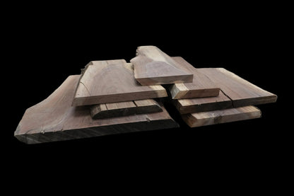 20 - " Walnut Wood Kit Live - Edge - Ol Loggin Sawmill