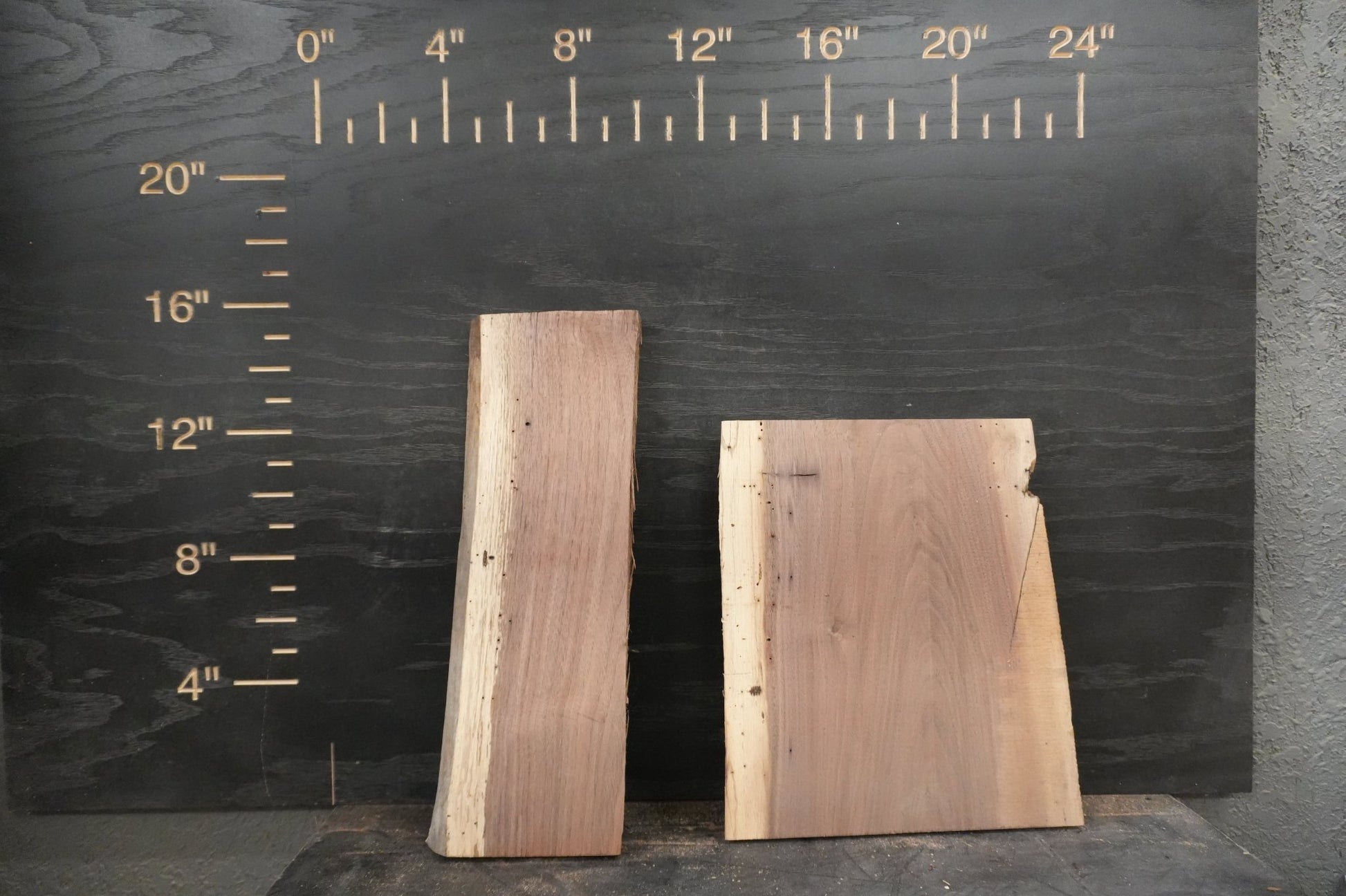 20 - " Walnut Wood Kit Live - Edge - Ol Loggin Sawmill