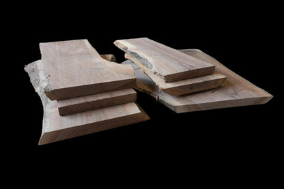 20 - " Walnut Wood Kit Live - Edge - Ol Loggin Sawmill