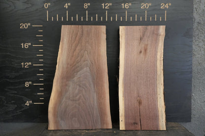 20 - " Walnut Wood Kit Live - Edge - Ol Loggin Sawmill