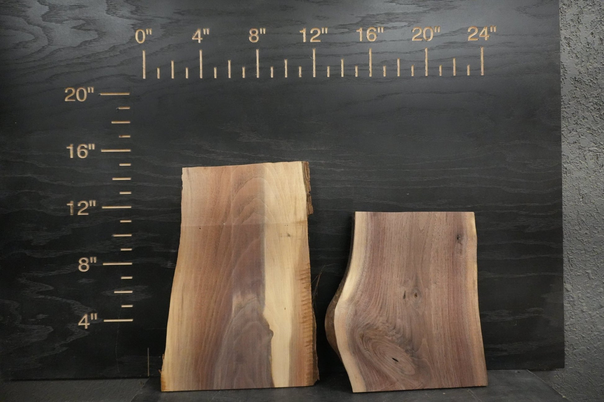 20 - " Walnut Wood Kit Live - Edge - Ol Loggin Sawmill