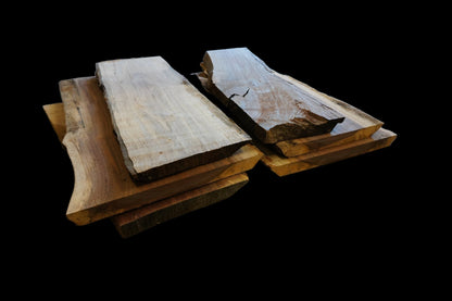 20 - " Walnut Wood Kit Live - Edge - Ol Loggin Sawmill