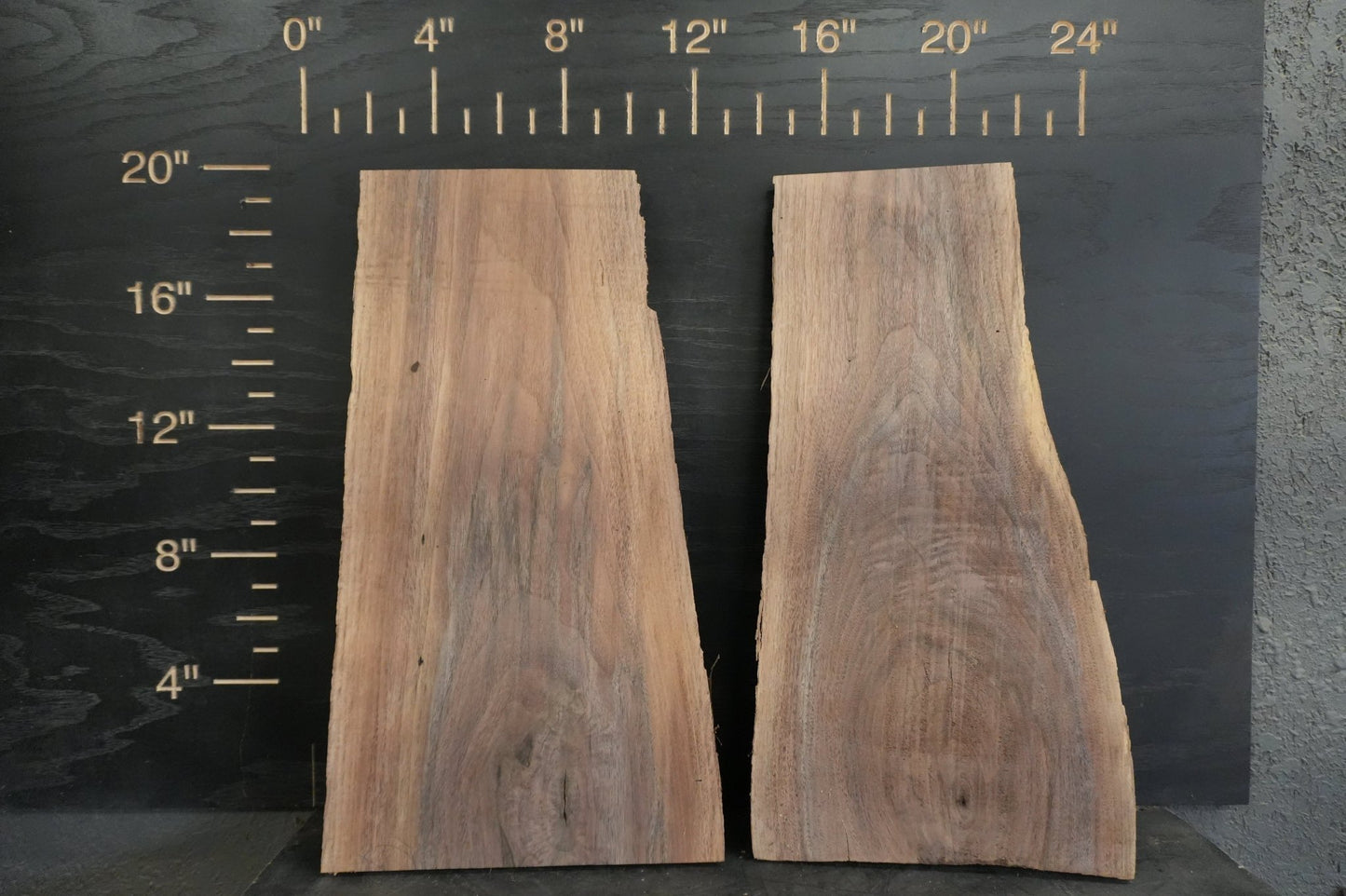 20 - " Walnut Wood Kit Live - Edge - Ol Loggin Sawmill