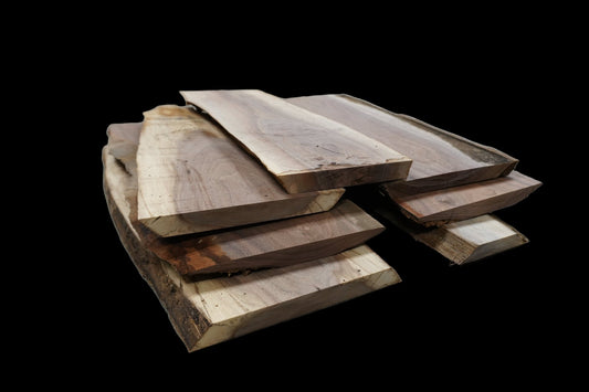 20 - " Walnut Wood Kit Live - Edge - Ol Loggin Sawmill