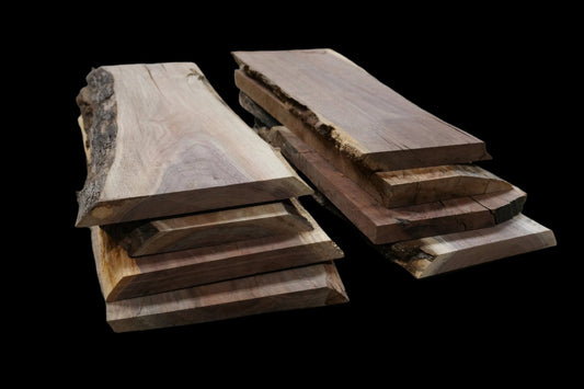 20 - " Walnut Wood Kit Live - Edge - Ol Loggin Sawmill