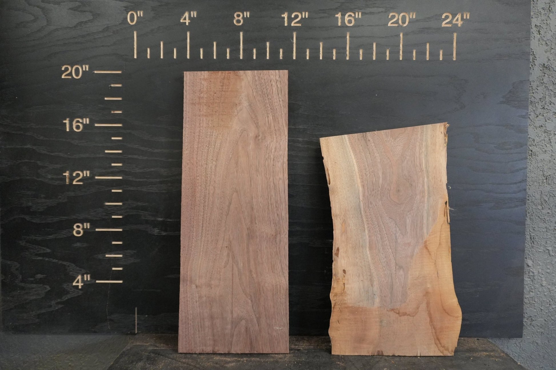 20 - " Walnut Wood Kit Live - Edge - Ol Loggin Sawmill