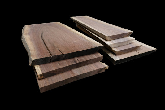 20 - " Walnut Wood Kit Live - Edge - Ol Loggin Sawmill