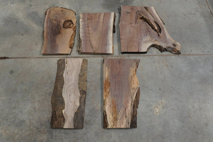 20 - " Walnut Wood Kit Live - Edge - Ol Loggin Sawmill