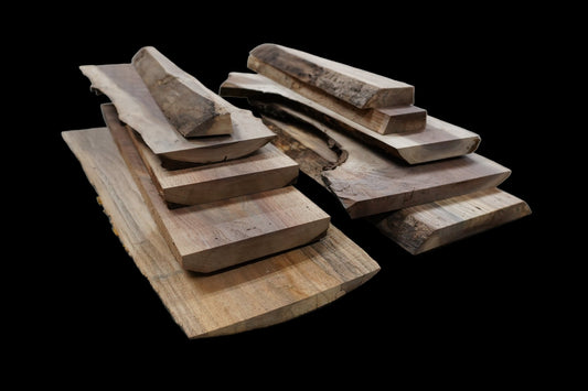 20 - " Walnut Wood Kit Live - Edge - Ol Loggin Sawmill