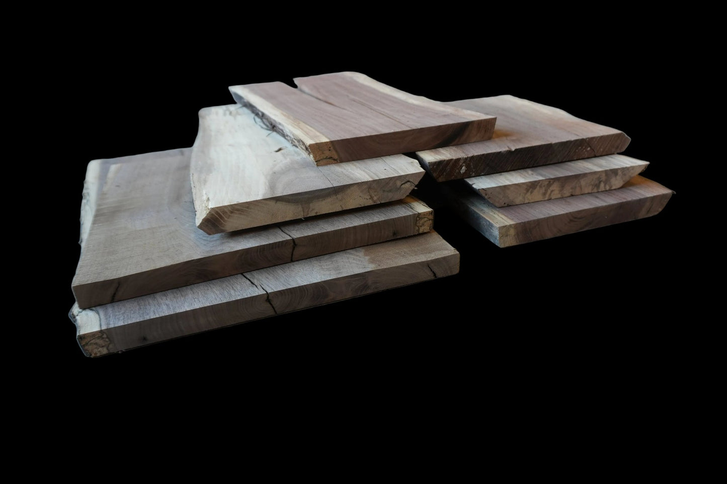 20 - " Walnut Wood Kit Live - Edge - Ol Loggin Sawmill