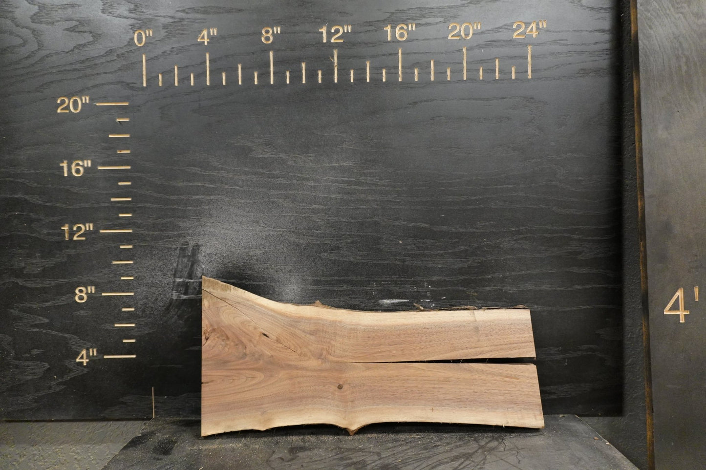 20 - " Walnut Wood Kit Live - Edge - Ol Loggin Sawmill