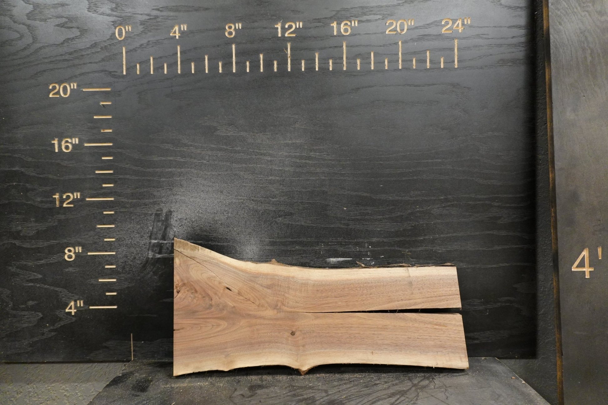 20 - " Walnut Wood Kit Live - Edge - Ol Loggin Sawmill