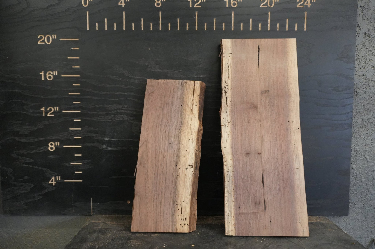 20 - " Walnut Wood Kit Live - Edge - Ol Loggin Sawmill