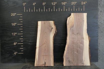 20 - " Walnut Wood Kit Live - Edge - Ol Loggin Sawmill