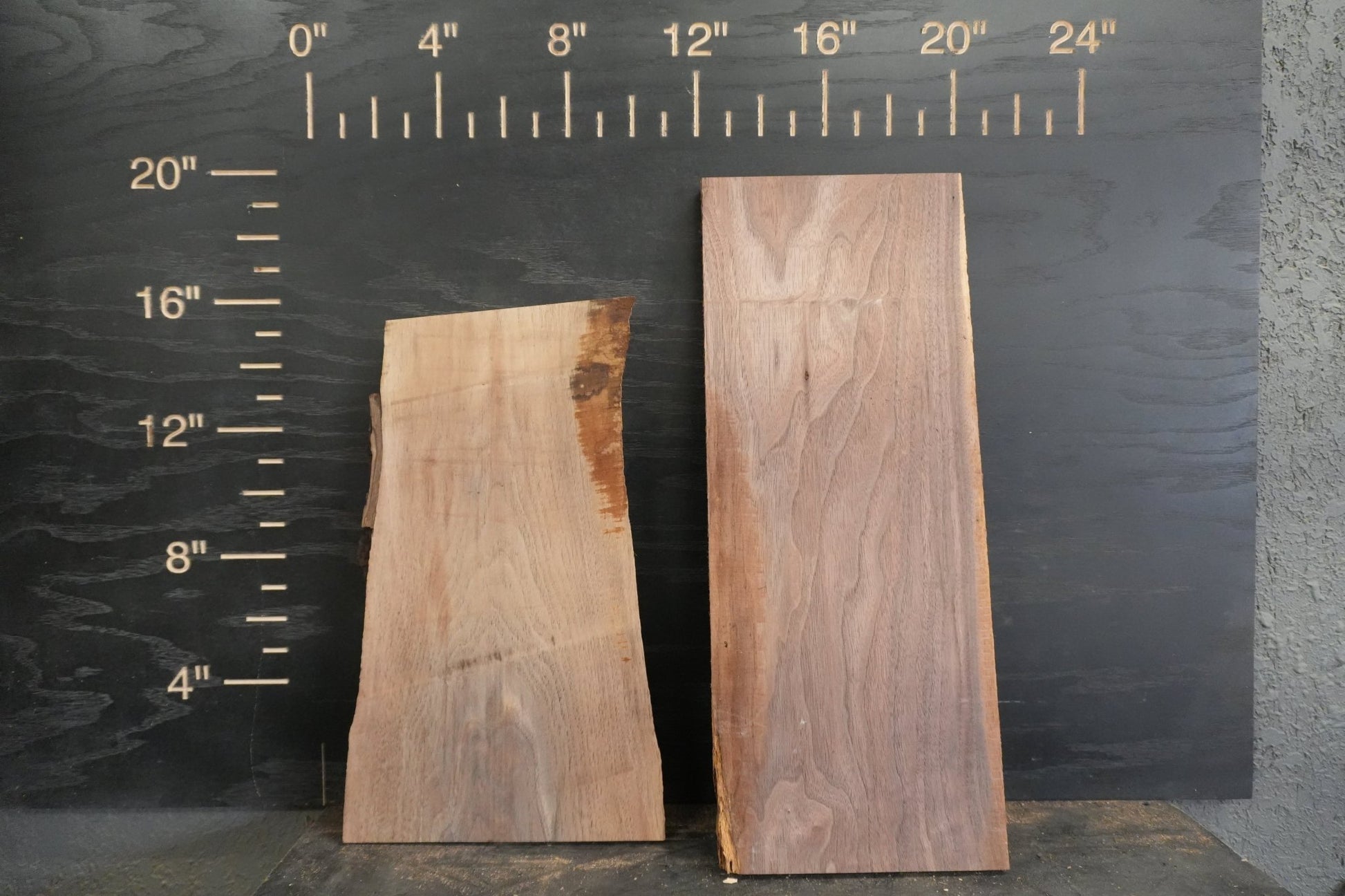 20 - " Walnut Wood Kit Live - Edge - Ol Loggin Sawmill