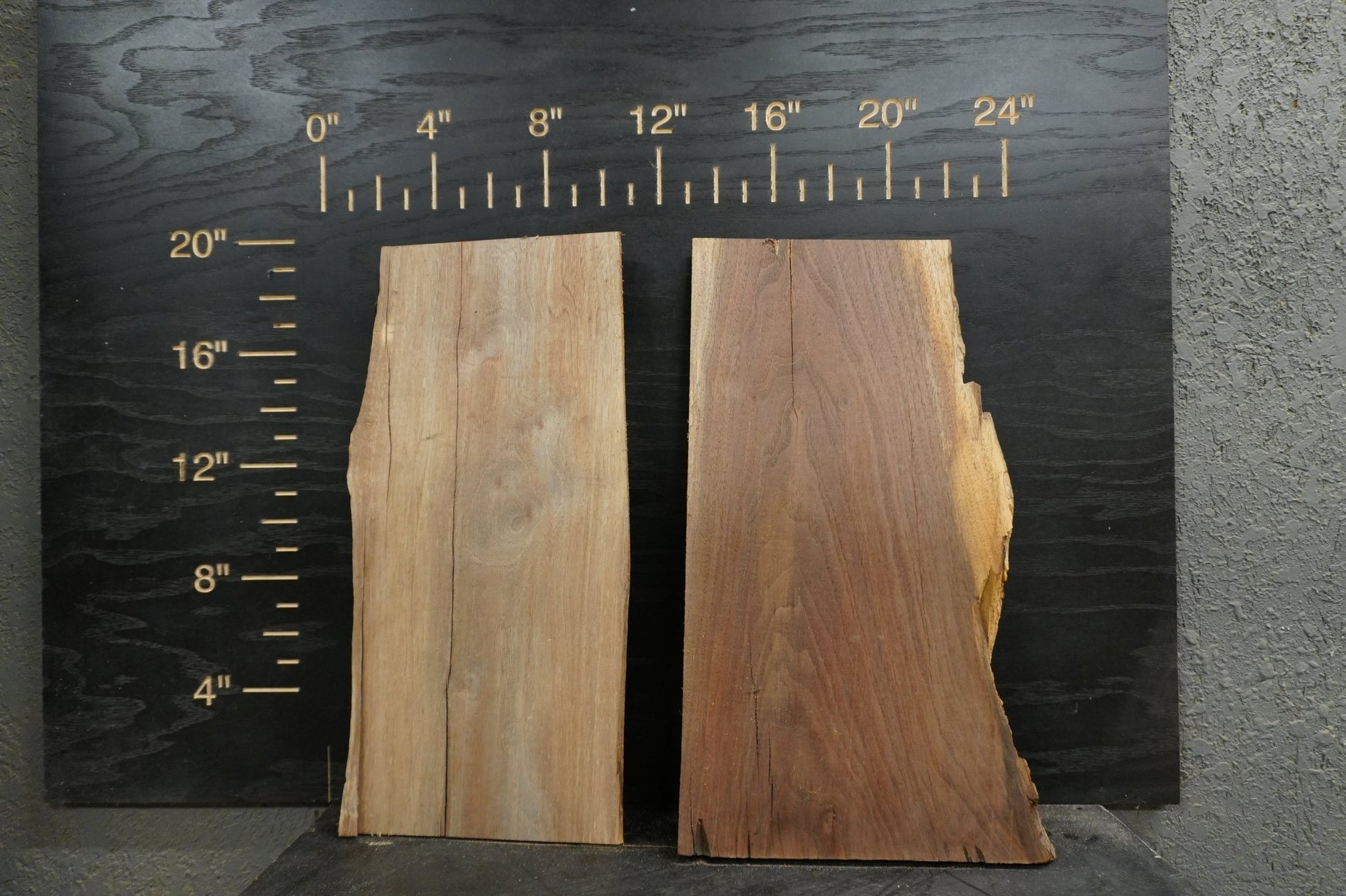 20 - " Walnut Wood Kit Live - Edge - Ol Loggin Sawmill