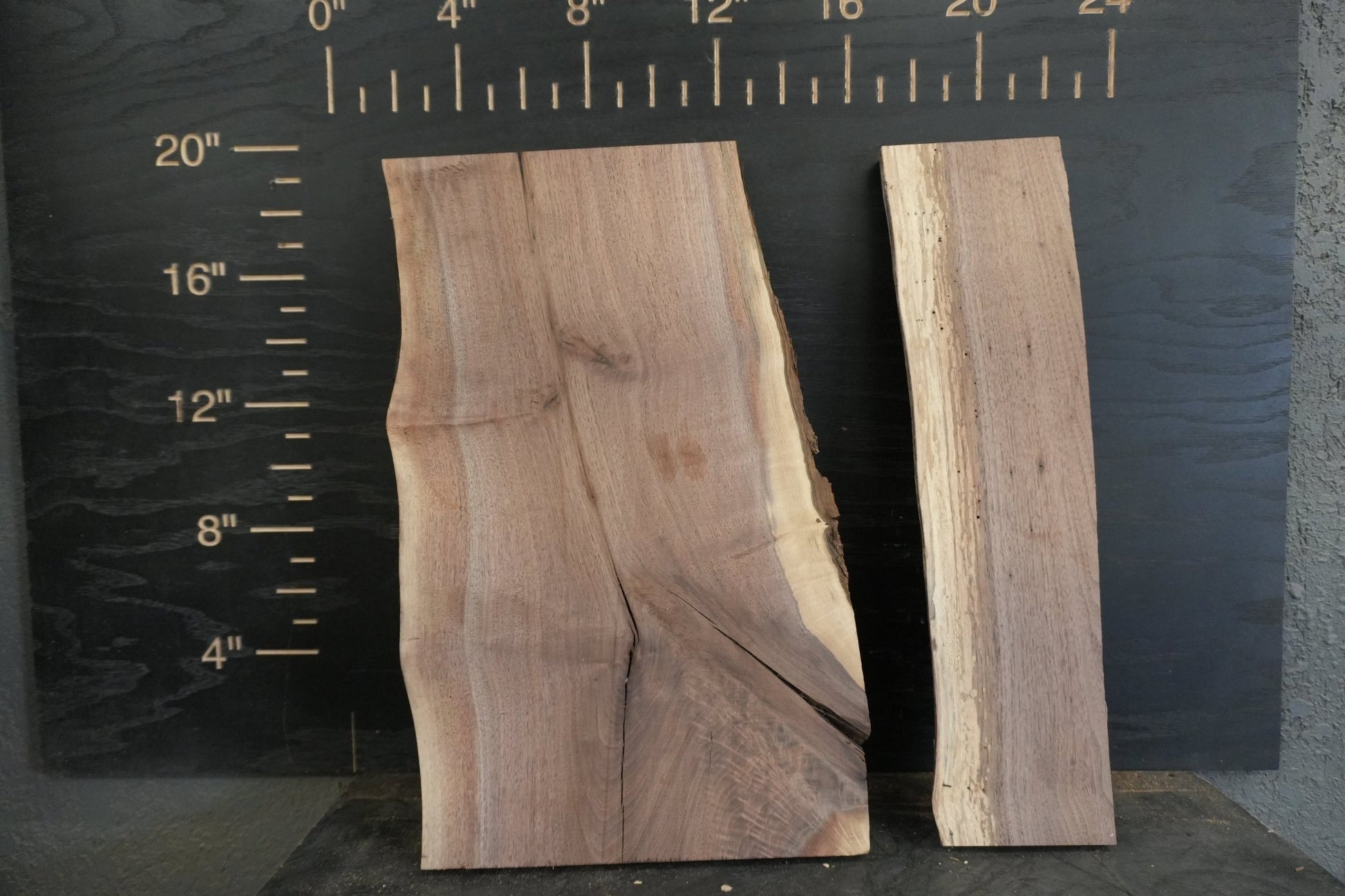 20 - " Walnut Wood Kit Live - Edge - Ol Loggin Sawmill