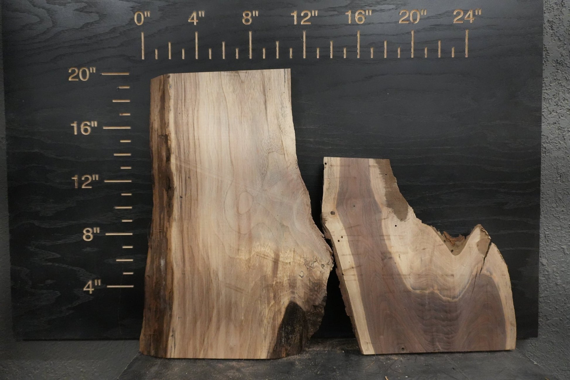 20 - " Walnut Wood Kit Live - Edge - Ol Loggin Sawmill