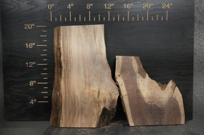 20 - " Walnut Wood Kit Live - Edge - Ol Loggin Sawmill