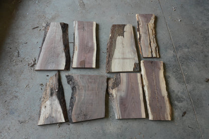 20 - " Walnut Wood Kit Live - Edge - Ol Loggin Sawmill