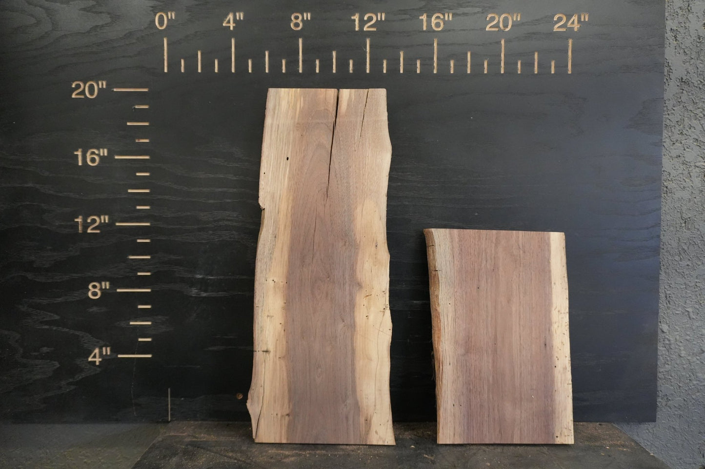 20 - " Walnut Wood Kit Live - Edge - Ol Loggin Sawmill