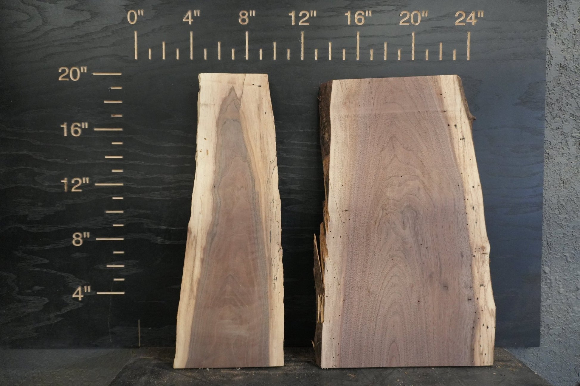 20 - " Walnut Wood Kit Live - Edge - Ol Loggin Sawmill