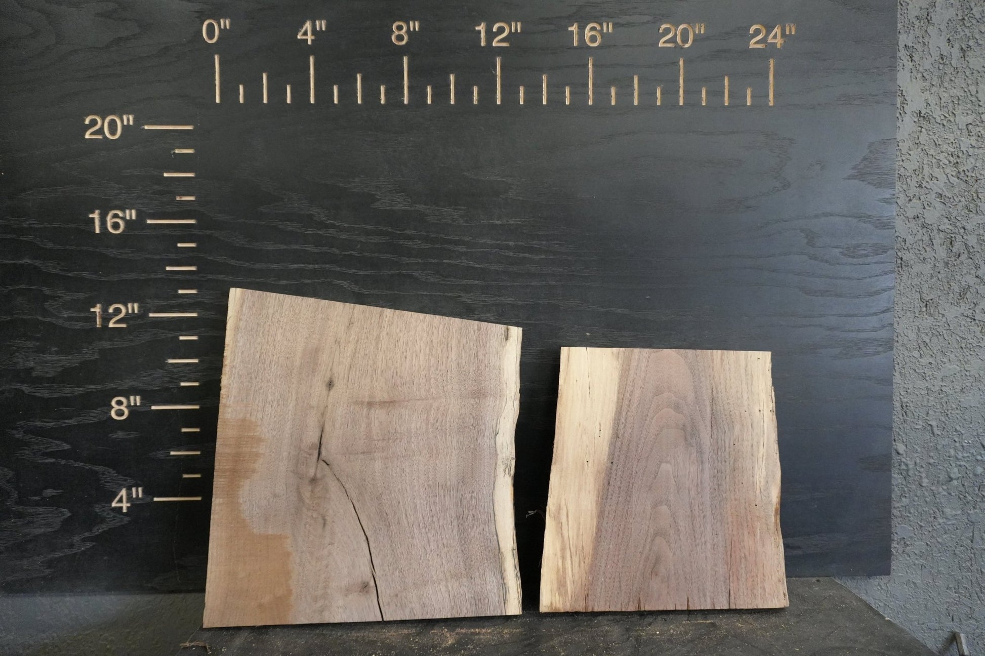 20 - " Walnut Wood Kit Live - Edge - Ol Loggin Sawmill