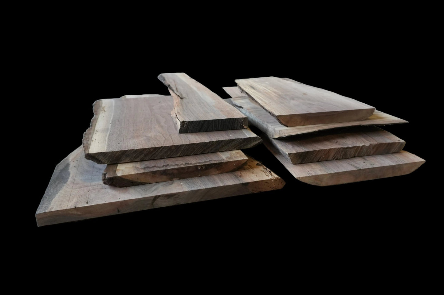 20 - " Walnut Wood Kit Live - Edge - Ol Loggin Sawmill