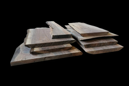 20 - " Walnut Wood Kit Live - Edge - Ol Loggin Sawmill