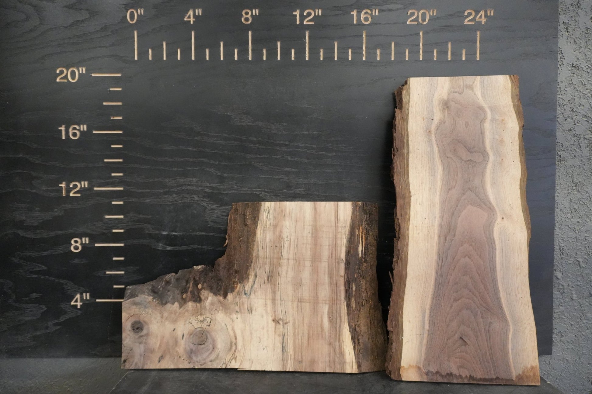 20 - " Walnut Wood Kit Live - Edge - Ol Loggin Sawmill