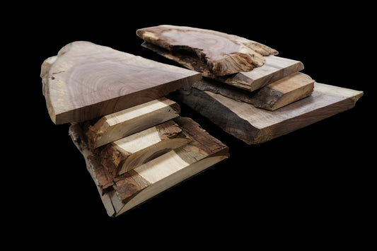 20 - " Walnut Wood Kit Live - Edge - Ol Loggin Sawmill