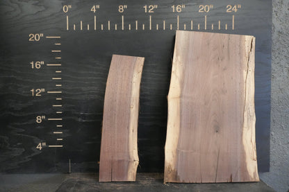 20 - " Walnut Wood Kit Live - Edge - Ol Loggin Sawmill