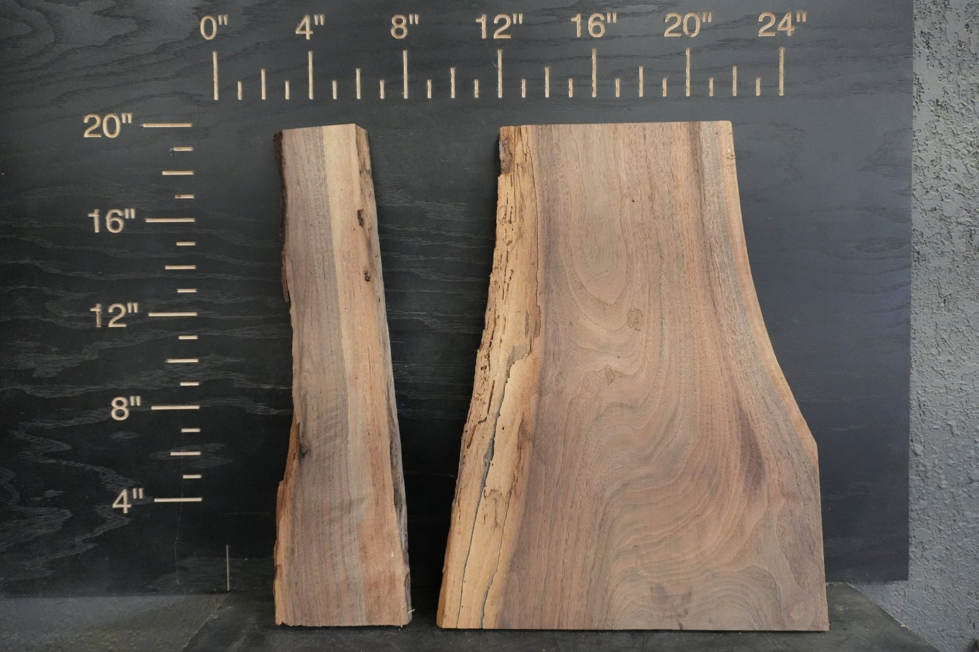 20 - " Walnut Wood Kit Live - Edge - Ol Loggin Sawmill