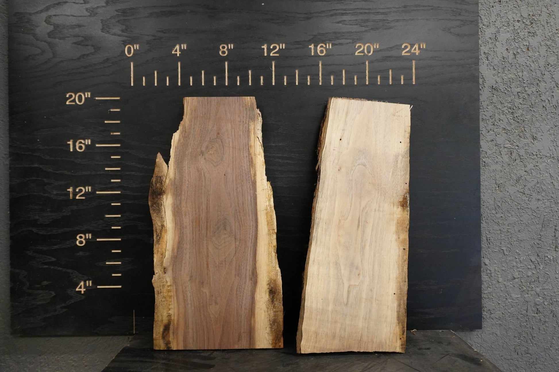 20 - " Walnut Wood Kit Live - Edge - Ol Loggin Sawmill