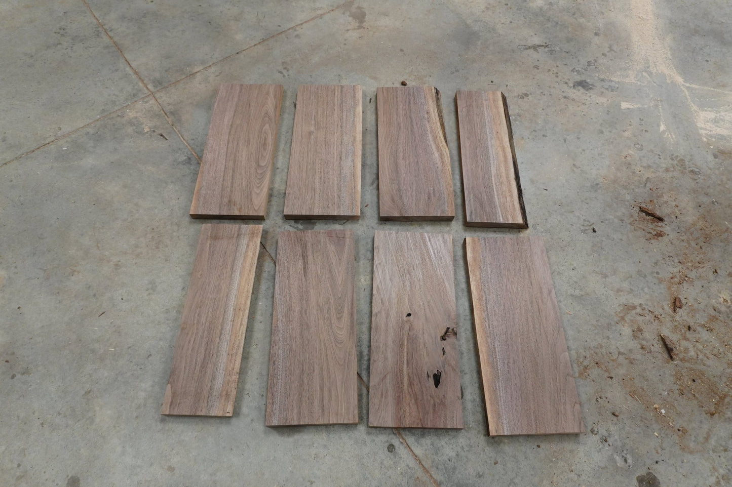 20 - " Walnut Wood Kit Live - Edge - Ol Loggin Sawmill