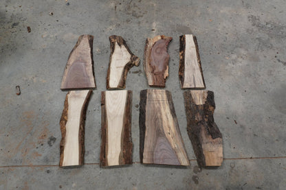 20 - " Walnut Wood Kit Live - Edge - Ol Loggin Sawmill